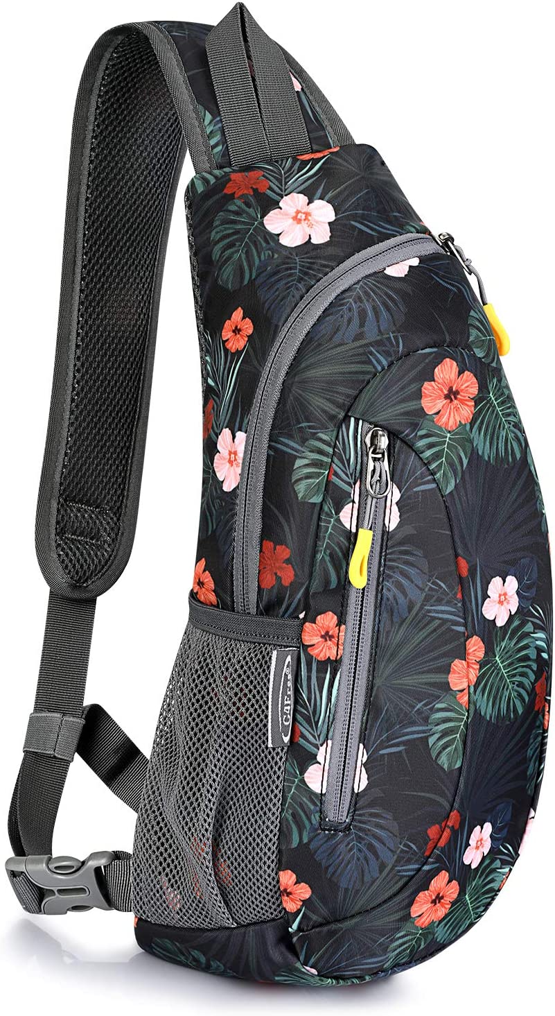 G4Free Sling Bags Men Shoulder Backpack Small Cross Body Chest Sling Backpack (Black) - Image 1